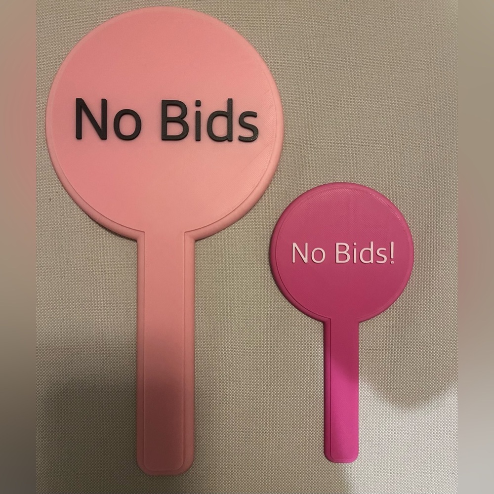 🌻 Small Paddles Custom Made to Order 3D Printed Sturdy and Fun Chose color NEW